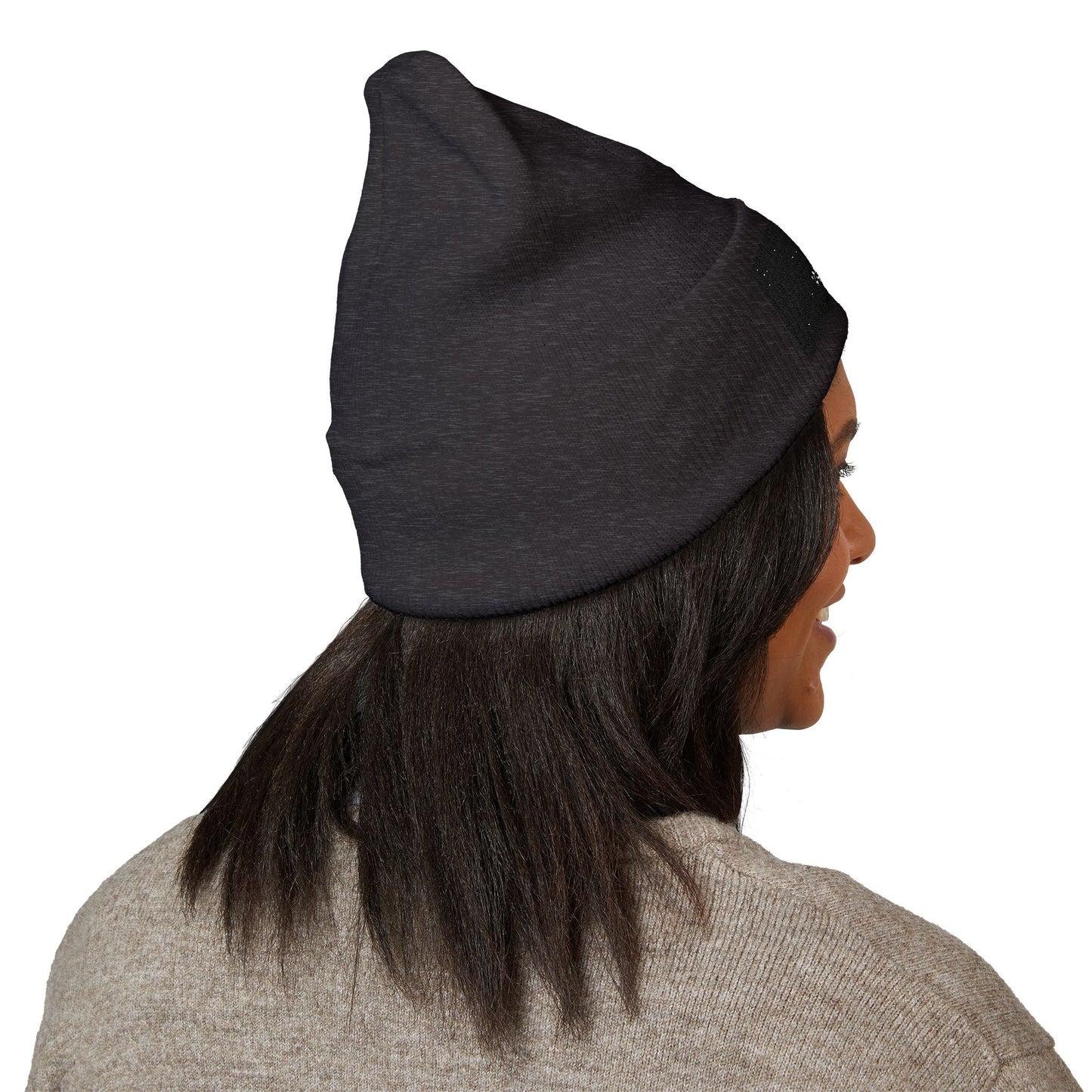 Embroidered 'WOLVY'S' Classic Cuffed Beanie — Warm Knit Winter Hat