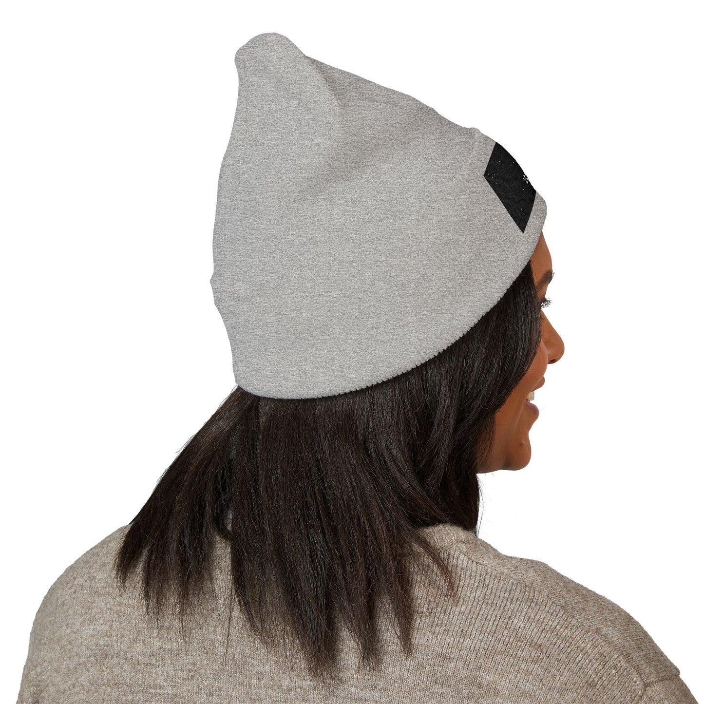 Embroidered 'WOLVY'S' Classic Cuffed Beanie — Warm Knit Winter Hat