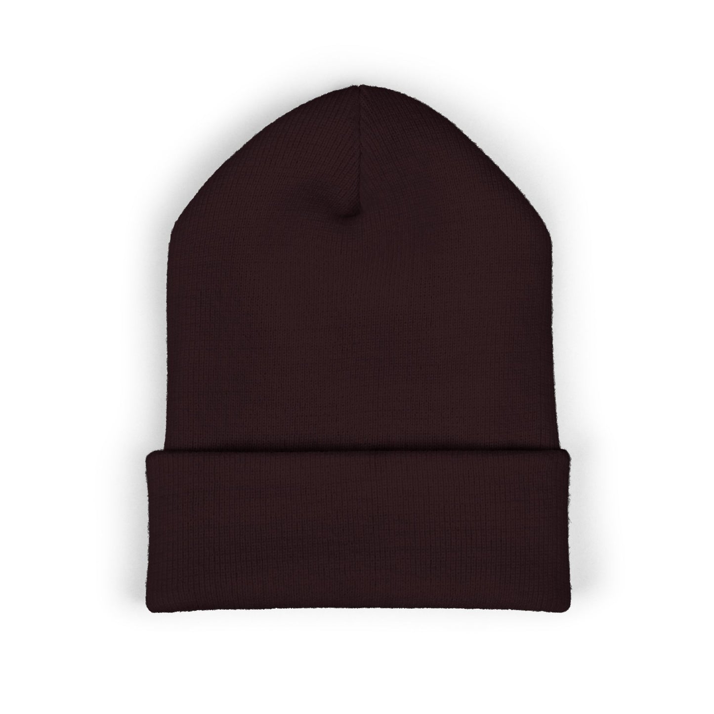 Embroidered 'WOLVY'S' Classic Cuffed Beanie — Warm Knit Winter Hat