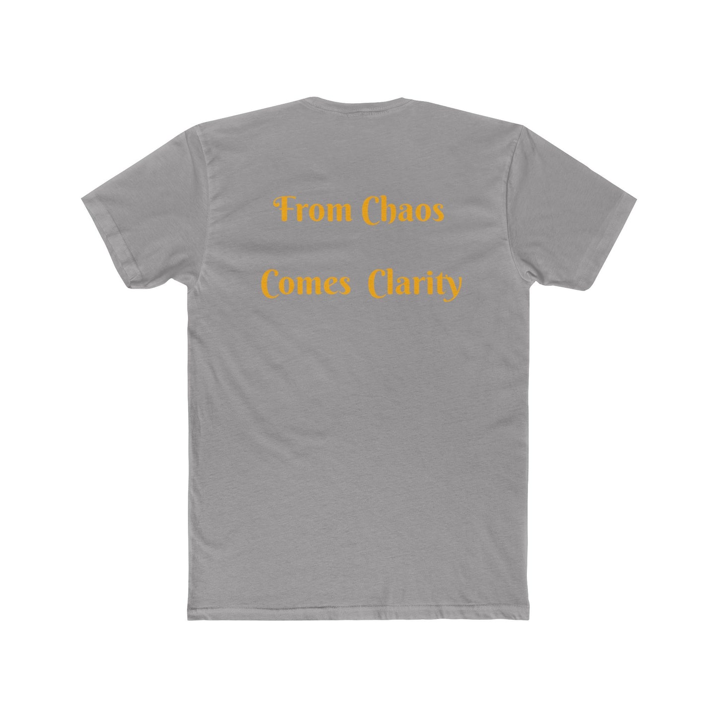 Phoenix Vibes Tee — “From Chaos Comes Clarity” Inspirational Cotton Shirt