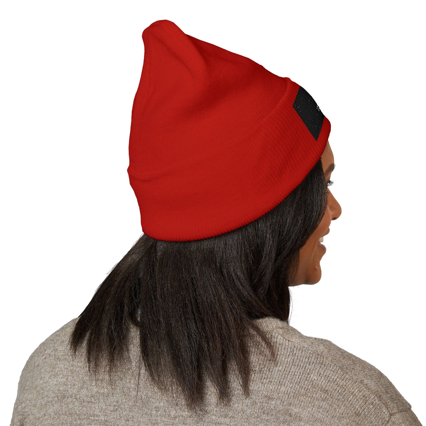 Embroidered 'WOLVY'S' Classic Cuffed Beanie — Warm Knit Winter Hat