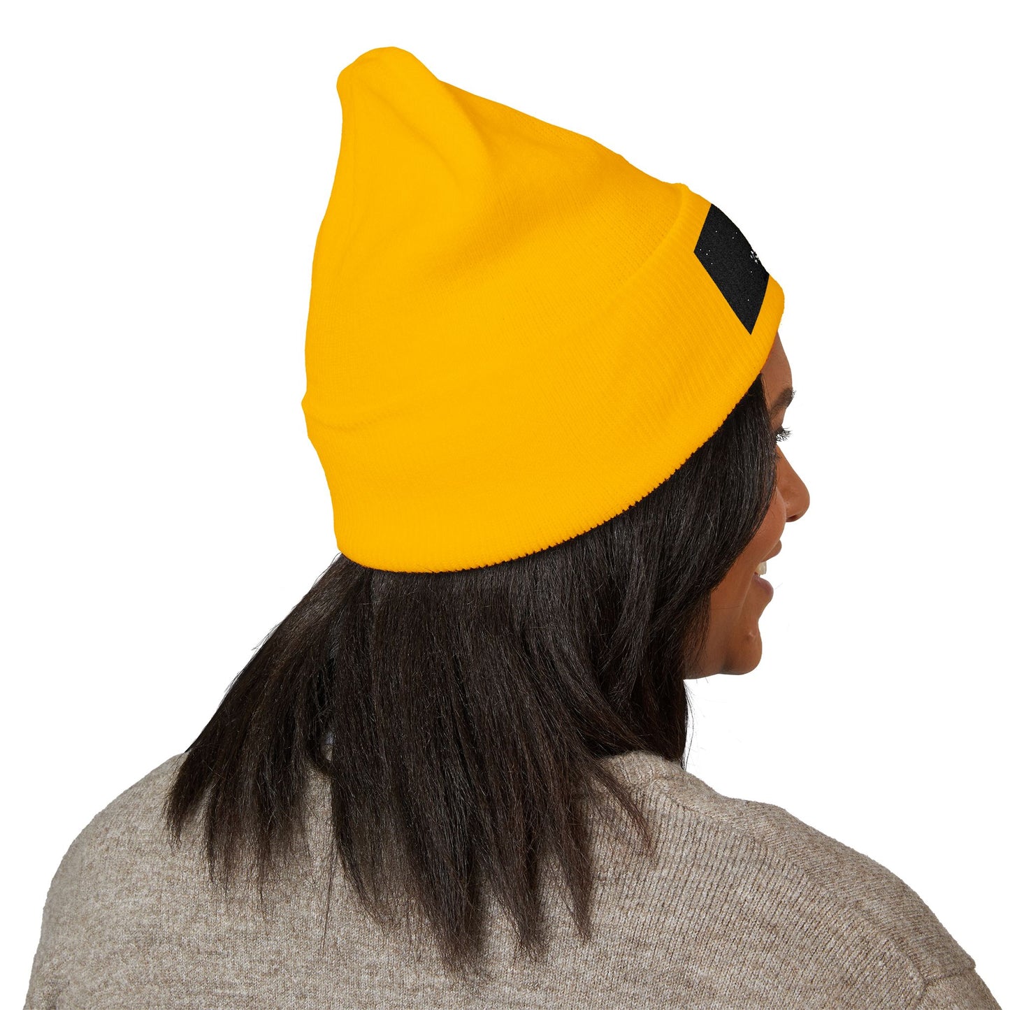 Embroidered 'WOLVY'S' Classic Cuffed Beanie — Warm Knit Winter Hat