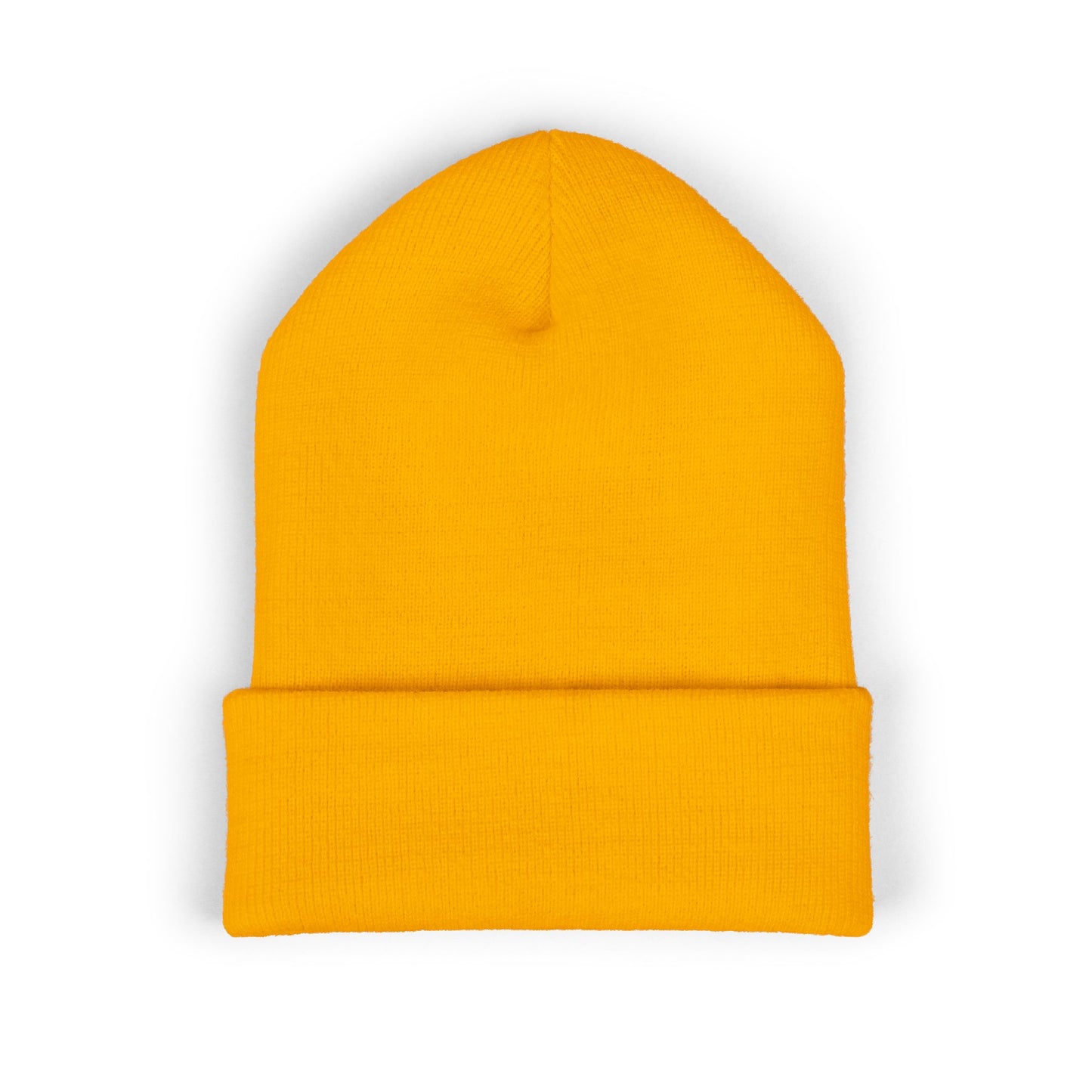 Embroidered 'WOLVY'S' Classic Cuffed Beanie — Warm Knit Winter Hat