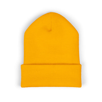 Embroidered 'WOLVY'S' Classic Cuffed Beanie — Warm Knit Winter Hat