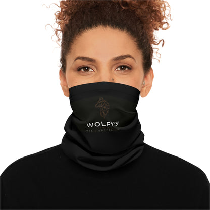 Neck Gaiter — Wolfy's Bar Logo Lightweight Face Covering