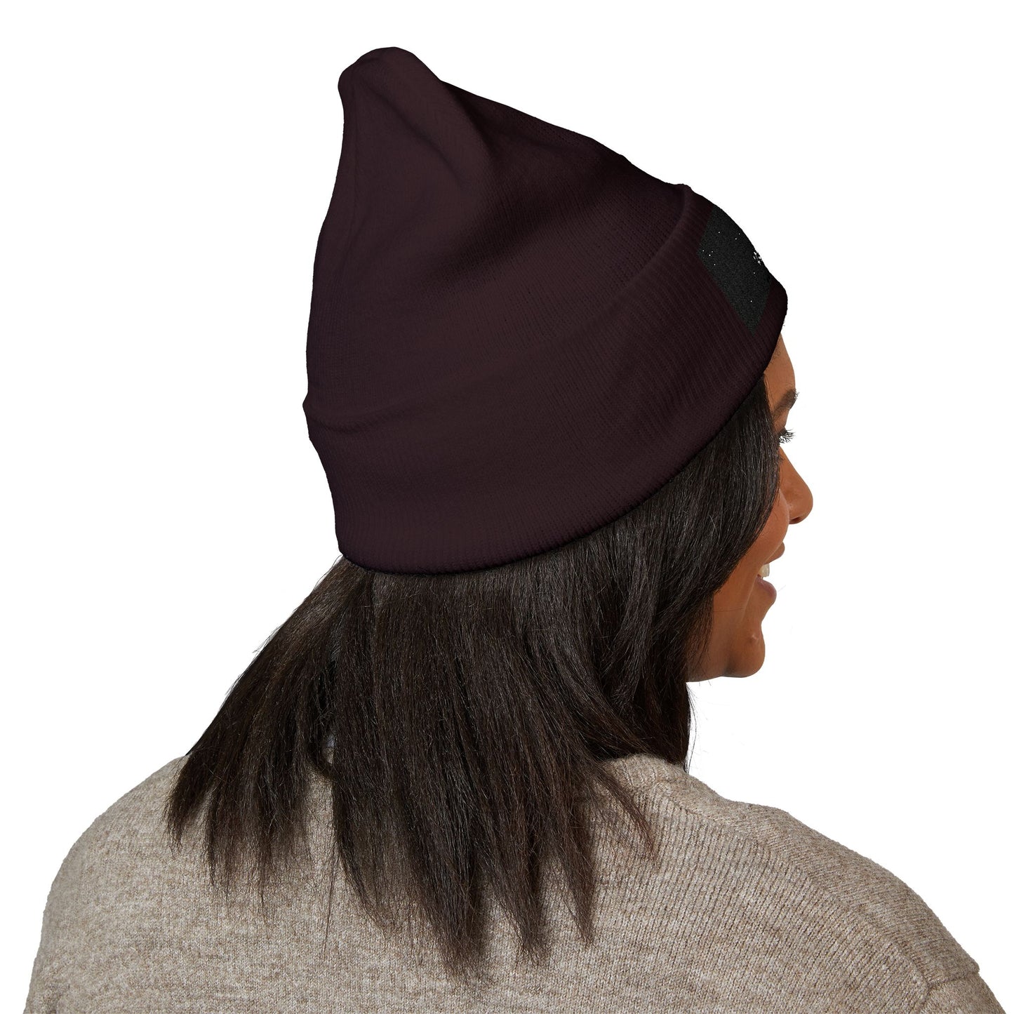 Embroidered 'WOLVY'S' Classic Cuffed Beanie — Warm Knit Winter Hat